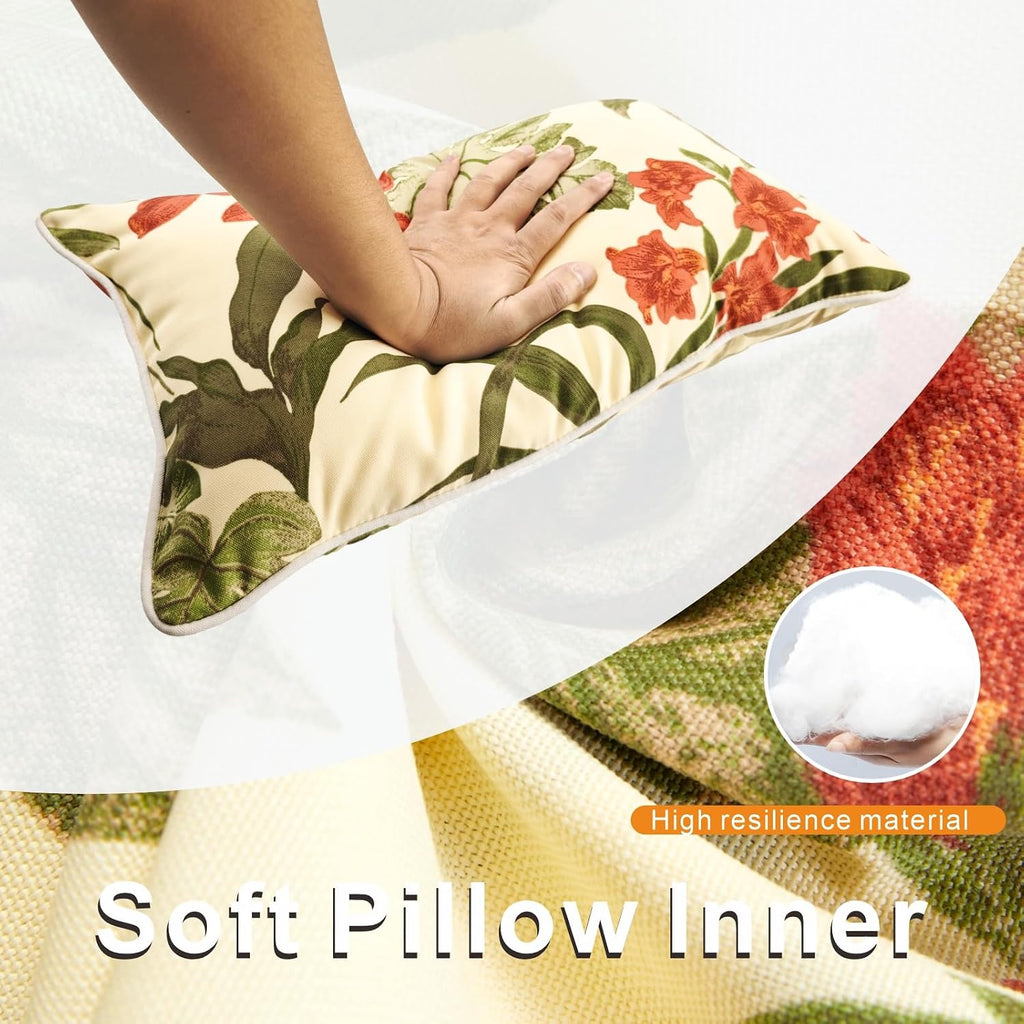 12×20 Green Outdoor Throw Pillows