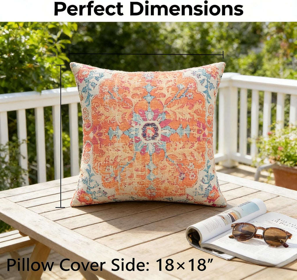 Outdoor Patio Throw Pillows with Inserts