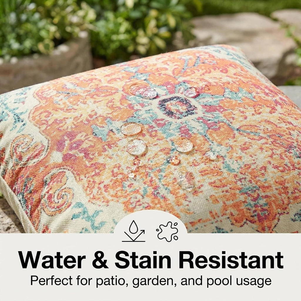 Outdoor Patio Throw Pillows with Inserts