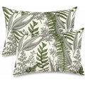 Pack of 2 Outdoor Lumbar Pillows 12"×20"