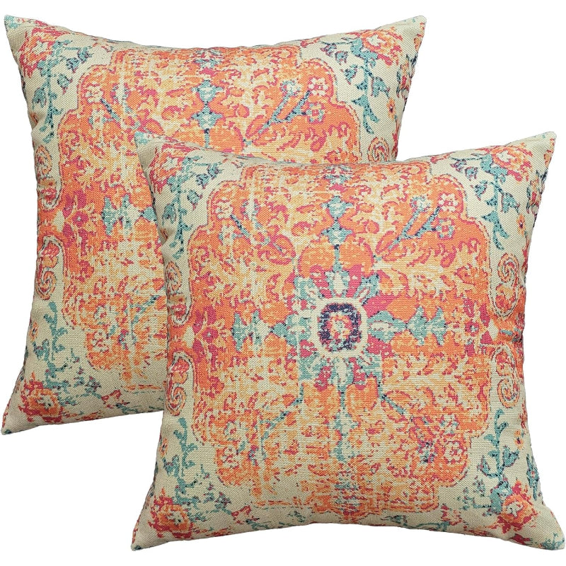 Outdoor Patio Throw Pillows with Inserts